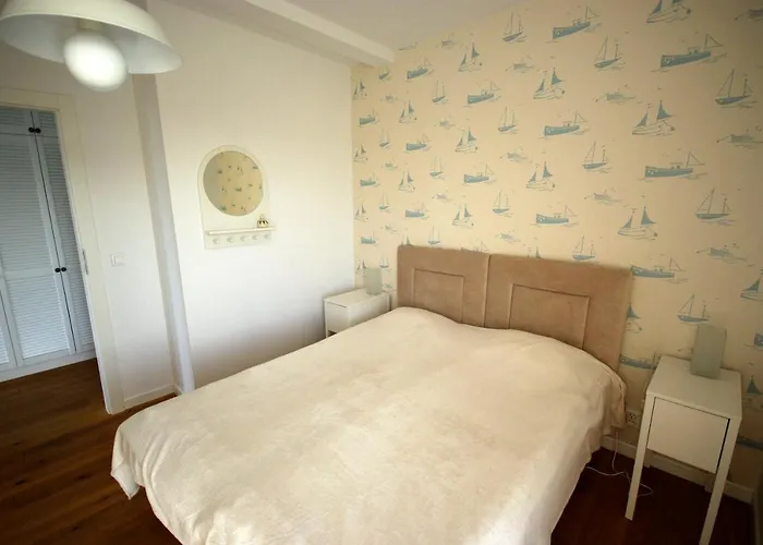 Blekitny Сasa de vacaciones Darłowo